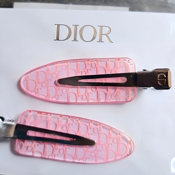 Dior Pink Hair Clips - Picture 1 of 3